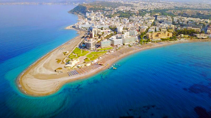 greece-rhodes-town-beach-aerial